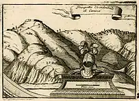 Kaninë Castle from the west.