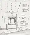 Map of the Louvre in 1595, by Theodor Josef Hubert Hoffbauer&nbsp;[fr] (ca.1880)
