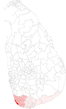 Location of Ratgama