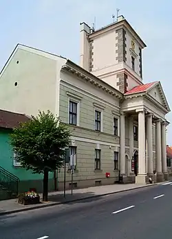 Town Hall in Brześć Kujawski, seat of the gmina office