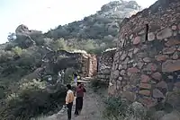 Remnants of a fort built during medieval period by Ganga Singh Nuniwal.