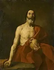 Saint Jerome in Penitence, no date, 128 x 102&nbsp;cm., Louvre