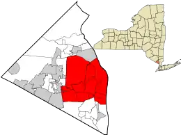 Location in Rockland County and the state of New York.