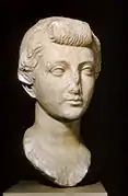 Portrait bust of Livia, wife of Emperor/Caesar Augustus, (Octavius), c. 35 B.C.