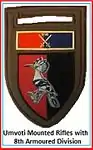 SADF 8 South African Armoured Division Umvoti Mounted Rifles Flash