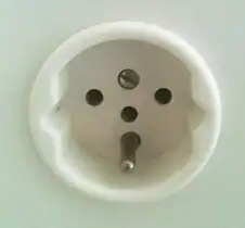 Type 14 single socket (10&nbsp;A), now obsolete