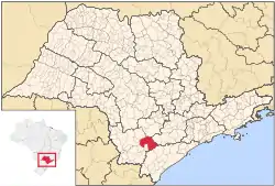 Location in São Paulo state