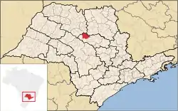 Location in São Paulo state