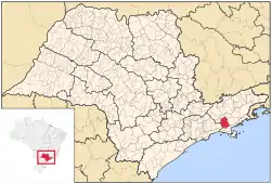 Location in São Paulo state