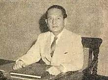 Official portrait as speaker