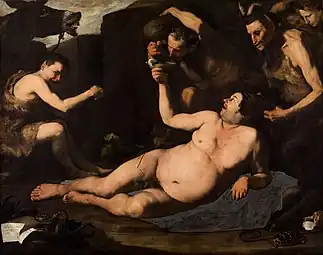 Drunken Silenus, 1626, 185 x 229&nbsp;cm., Museo di Capodimonte