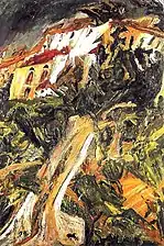 Chemin de la Fontaine Fils à Céret (1920) details unknown