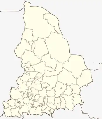 Irbit is located in Sverdlovsk Oblast