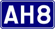 Asian Highway 8 shield