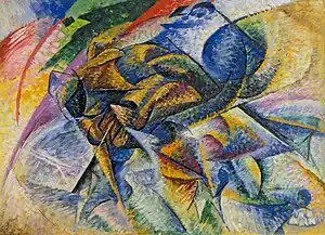 Umberto Boccioni, Dynamism of a Cyclist, 1913.