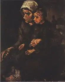Peasant Woman with Child on Her Lap, 1885, Private collection (F149)