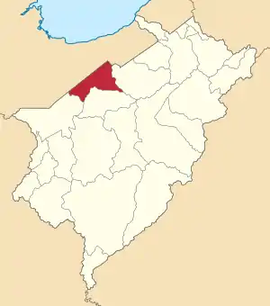Location in Mérida