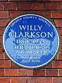The blue plaque erected in 1966 by London County Council at 41-43 Wardour Street