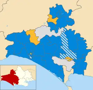 2011 results map