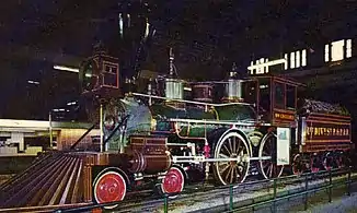 The William Crooks on display in the Saint Paul Union Depot in 1962