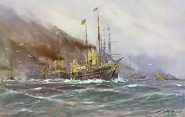 Painting (ca. 1888)SMY Hohenzollern I