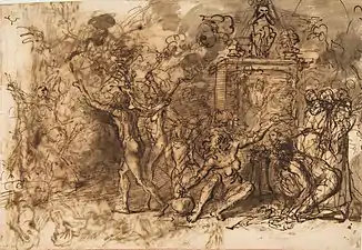 Witches' Sabbath (21.8 x 31.7&nbsp;cm.), Metropolitan Museum of Art