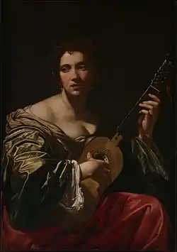 Woman Playing a Guitar (c.&nbsp;1618), Metropolitan Museum of Art