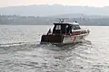 Zurigo commune police boat on Lake Zürich.