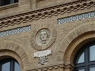 Bust at the University of Zaragoza College of Medicine