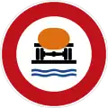 269: No vehicles transporting goods dangerous to water reserves