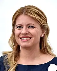 Zuzana ČaputováPresident of Slovakia(2019–present)